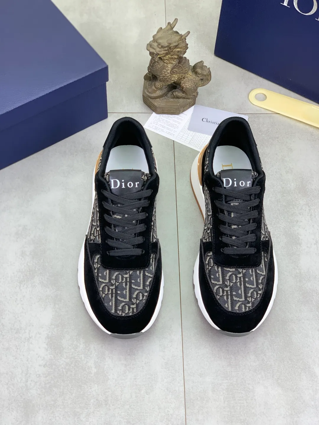 Men's Men's Shoes💰P440💰[New Style]🆘[Dior] 2025 Dior Original Lace-up Low-top Men's Shoes Classic casual shoes 🔥This model is the official classic model with high quality and made by famous original designers. It is made of high-quality cowhide with original materials➕comfortable and breathable mesh lining➕pigskin insole. The perfect last shape and generous and fashionable design have attracted many consumers and are suitable for drivers to drive🚗. What you want is the best quality in the market. Color: 4️⃣Color Code number: 38--44 (45 customized)